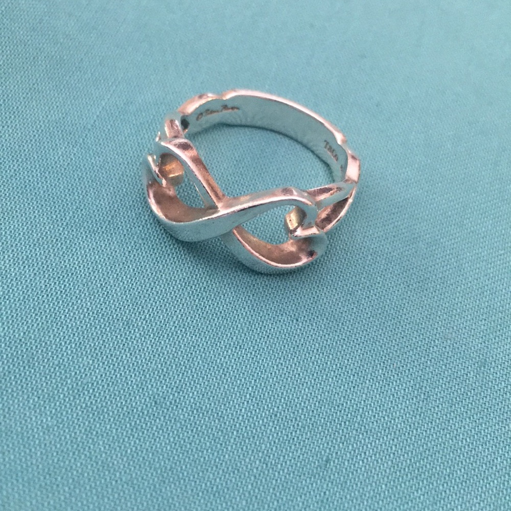 Tiffany & Co. Sterling Silver Heart Ring size 7
